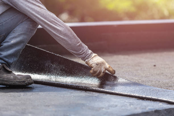 Professional Emergency Waterproofing technician working in Glenwood, IL